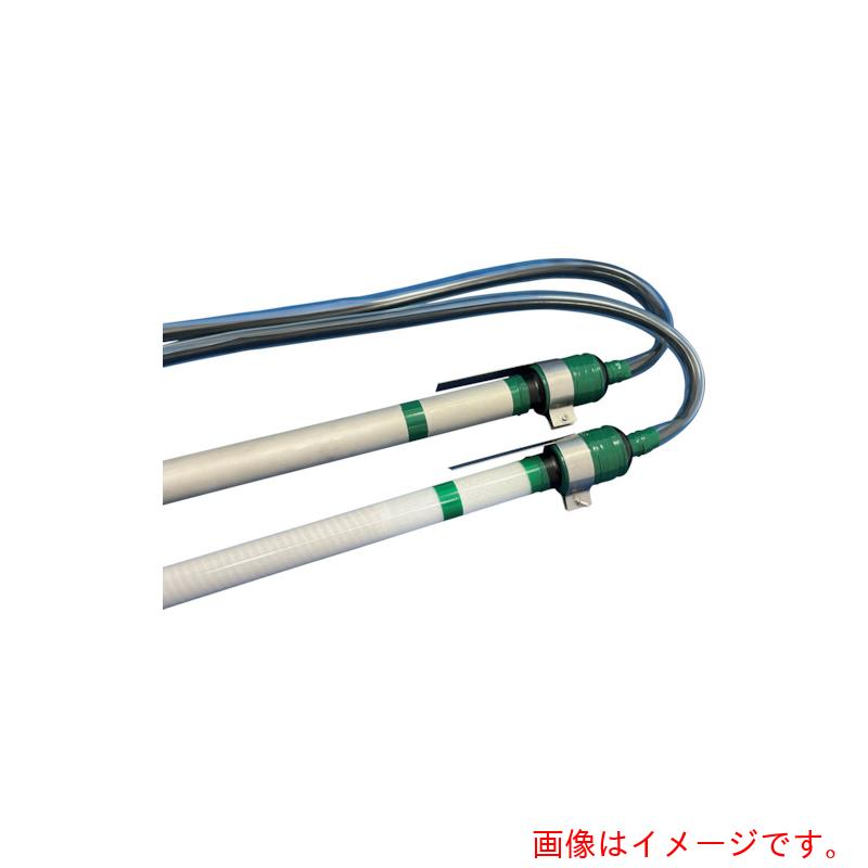 【別途貨物輸送あり】加島 薬液用投込みヒータ（水晶） φ３４×９６０ ２００Ｖ ３Ｋｗ 吊りひも１．５Ｍ 【品番：QT34960-3】