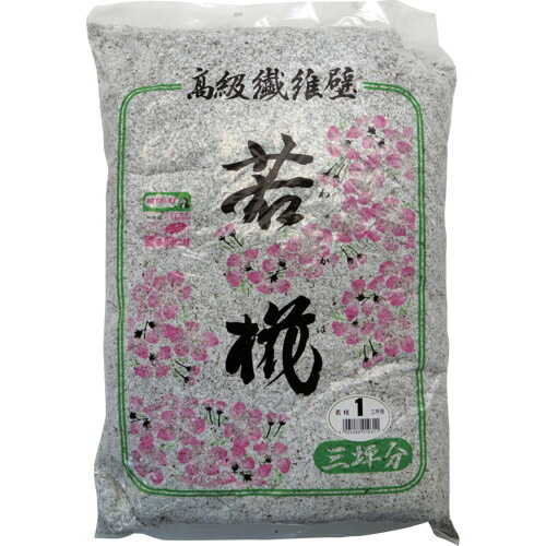 【別途貨物輸送あり】身寄り舎密学加工 内装用衣料繊維壁 若椛 Ｎｏ．１ 三坪用 ２０１０ｇ 【5個】 【品番：KK-060】