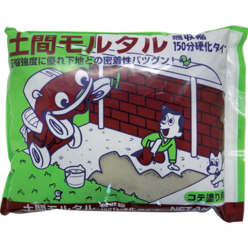 【別途送料あり】家庭化学工業　土間モルタル　４ｋｇ　【6個】　【品番：KK-089】 6,263円