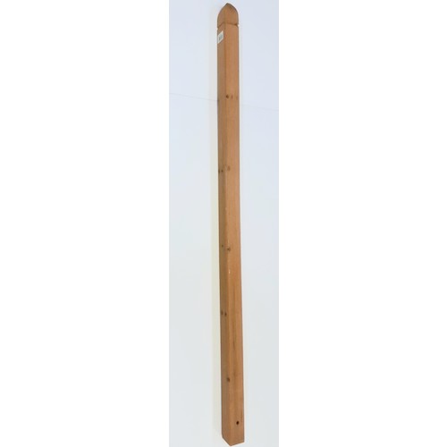 【別途貨物輸送あり】加藤伝蔵バス発着場 伝蔵 ラティス郵便うけ１８０ｃｍ（茶） 【4個】 【品番：G543】