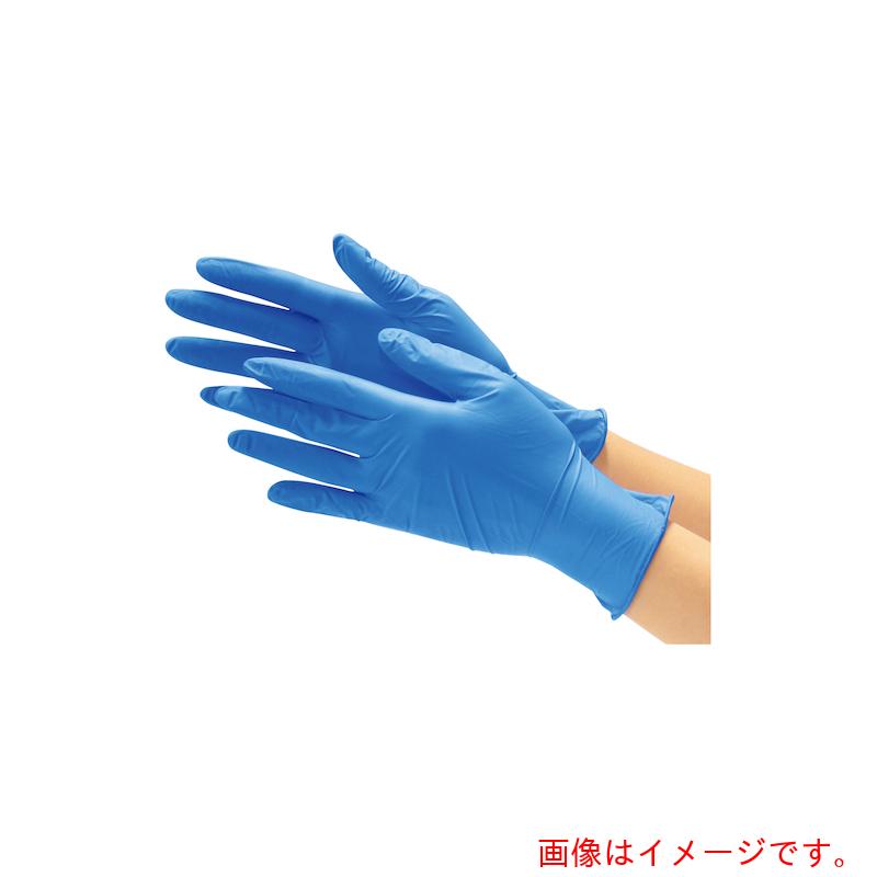 川西工業　ニトリルグローブ　フェリーチェ粉無　１００枚入り　Ｓサイズ　ブルー　【30個】　【品番：2067B-S】