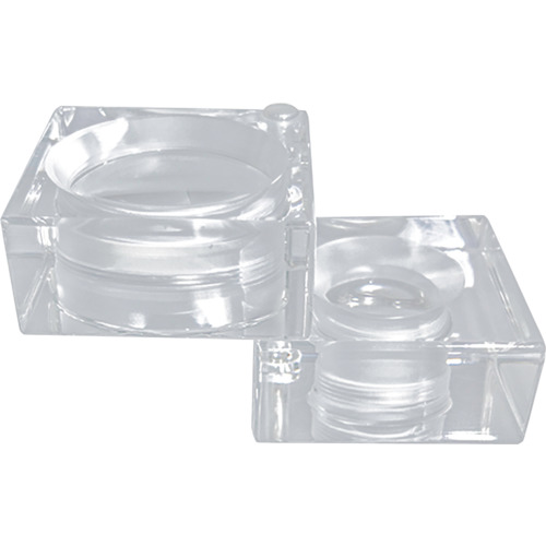 京葉光器 リーフ アクリルルーペ 四角 １０ｘ／５ｘ 【品番：ACR-SQ1728】