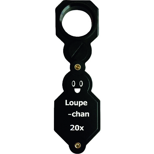 京葉光器　リーフ　ＬＥＤライト付繰出しルーペ　ルーペちゃん　２０ｘ　【品番：CH-200】