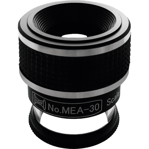 京葉光器　リーフ　光学測微ルーペ　Ｓ－１２０付　３０ｘ　【品番：MEA-30】