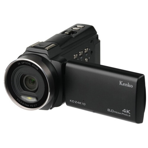 ケンコー・トキナー　Ｋｅｎｋｏ　光学３倍ズーム　タッチパネル　４Ｋビデオカメラ（１年保証付き）　【品番：144633 KC-Z4K10】