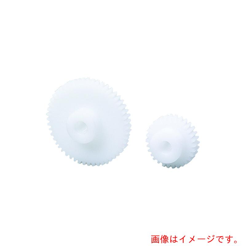 協育歯車工業（KG） 白ＰＯＭ平歯車 Ｓ１Ｄ １２０Ｂ－０６０８ 形状Ｂ１ モジュール１ 歯数１２０ 歯幅６ｍｍ 穴径Φ８ｍｍ 【品番：S1D 120B-0608】