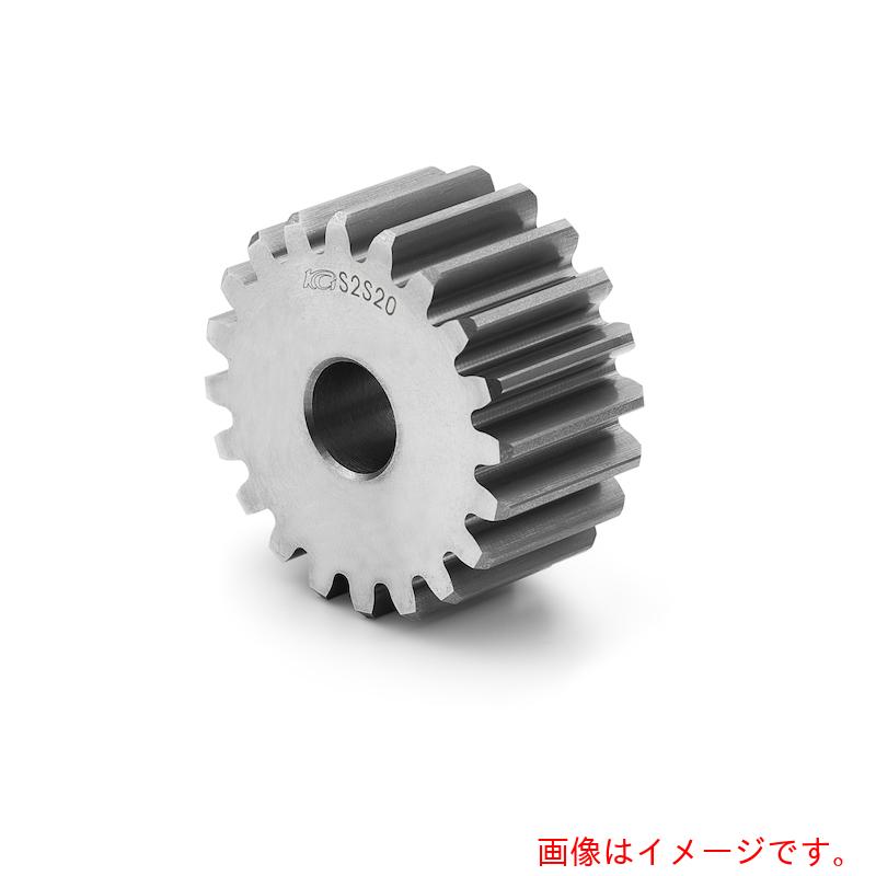協育ギヤー製作（KG） Ｓ４５Ｃ平ギヤー Ｓ２Ｓ ７５Ａ－２０２０Ｆ つら構えＡ１ モデュール２ 歯数７５ 歯幅２０粍 穴径Φ２０粍 【品番：S2S 75A-2020F】