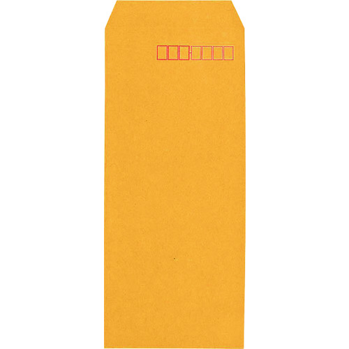 キングコーポレーション（KING）　長形４号　７０ｇ　スミ貼オレンジ１０００枚Ｘ２箱　【2個】　【品番：080213】｜住設プロ　店