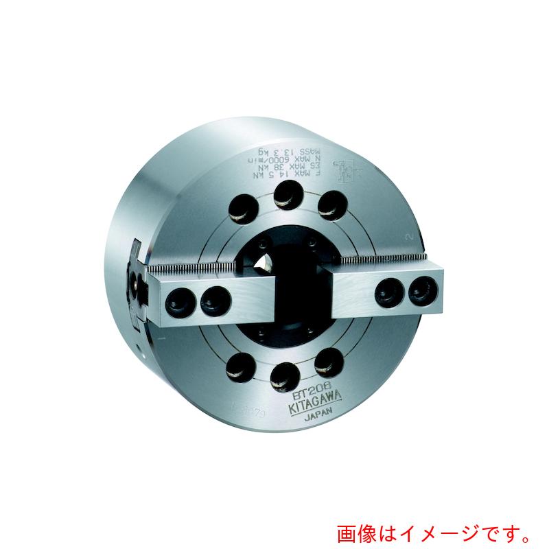 【別途送料あり】北川鉄工所（kitagawa）　２爪中空パワーチャック　チャック外径２１０ｍｍ　【品番：BT208】