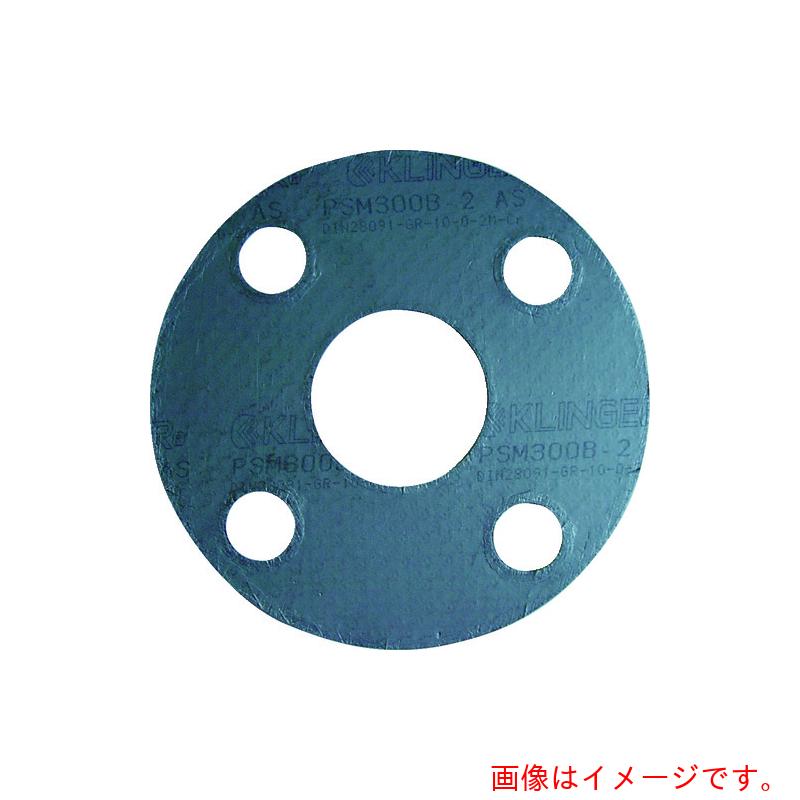 KLINGER　膨張黒鉛ガスケット（ステンレス爪付鋼板入り）　５枚入り　１００Ａ　【品番：PSM-10K-100A】