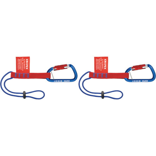 KNIPEX　落下防止アダプターループ（カラビナ付き）１．５ｋｇ　【品番：005006TBK】