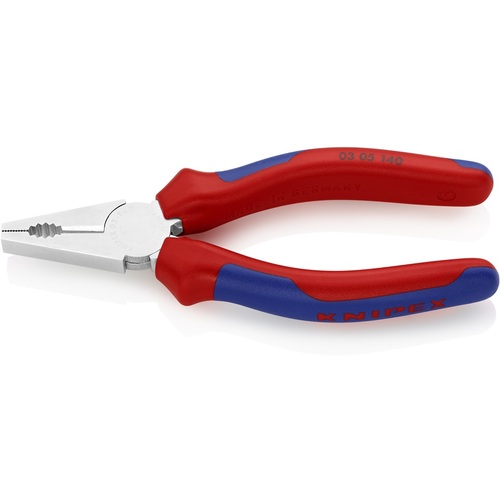 KNIPEX　ペンチ　クロムメッキ仕上げ　コンフォートハンドル　１４０ｍｍ　【品番：0305-140】