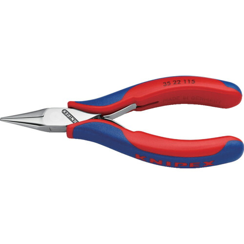 KNIPEX　精密用プライヤー　半丸　１１５ｍｍ　【品番：3522-115】