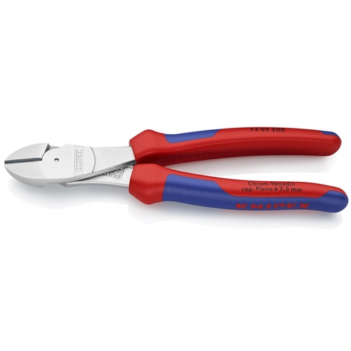 KNIPEX 強力型ニッパー 200mm コンフォートハンドル(クロムメッキ) 【品番:7405-200】|住設プロ 店