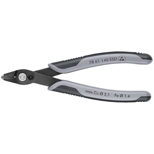 KNIPEX　エレクトロニクス　スーパーニッパーＥＳＤ　静電気対策　バーニッシュ　１４０ｍｍ　【品番：7861-140ESD】
