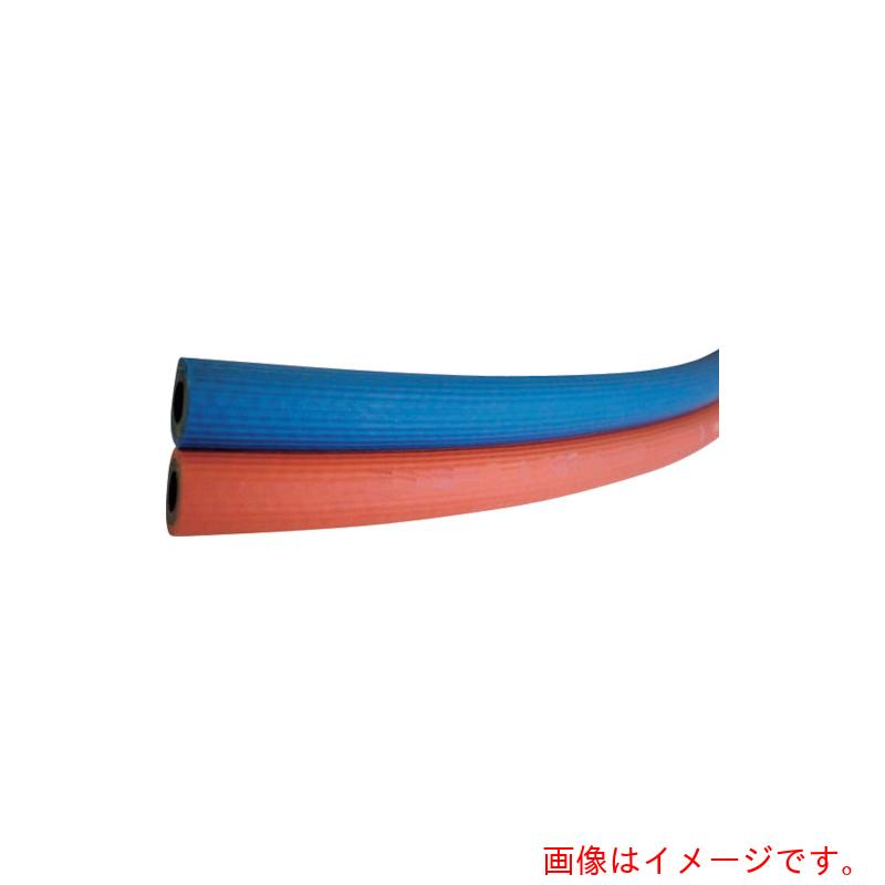 【別途貨物輸送あり】弘進予防医学 ツイン導管 赤 ５×５ １００ｍ 【品番：THR-5-5-100】