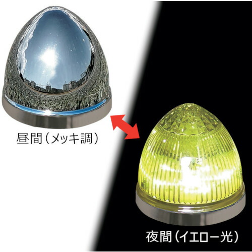 小糸製作所（KOITO） ＬＥＤ目じるし照明ランプ 二分の一鏡鑑 【25個】 【品番：256SY】