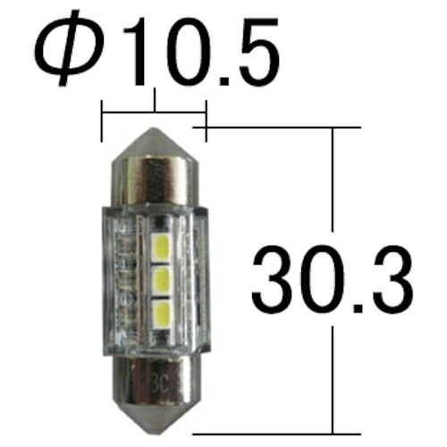 小糸製作所（KOITO） 室内灯 ４０２ＬＦ ＬＥＤ ４０ｌｍ ６５００Ｋ 【20個】 【品番：P2820W】