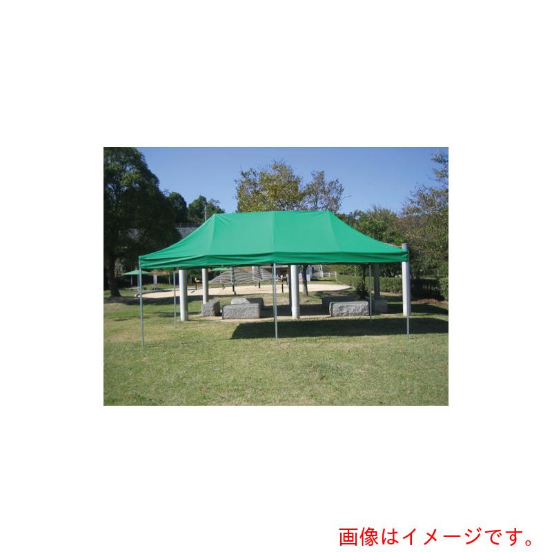 【別途貨物輸送あり】越智加工所 ＫＯＫ ワンタッチオール軽銀６０秒幕屋 緑 【品番：S-4-GN】