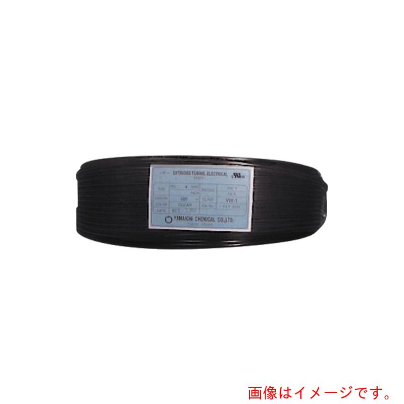 コクゴ（KOKUGO）　ビニールチューブ　ＵＬ・ｃＵＬ共用絶縁ビニールチューブ　Ｎｏ．４　黒　２００ｍ巻　ＹＥＴ－３００Ｈ　【品番：102-0651702】