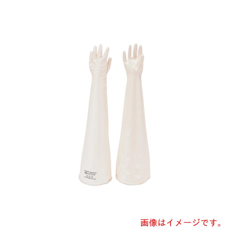 コクゴ（KOKUGO）　グローブボックス用手袋　ニューロングエラスト　ＣＳＭ　白　６インチ　ＣＬＷ６９５４　【品番：109-04201】