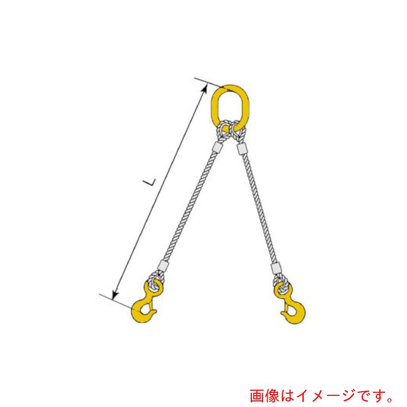 コンドーテック　２点吊ＪＩＳロック止ワイヤ　φ１２&times;５Ｍ　ＨＴＬ・ＨＭＭ　【品番：05222KMTL125】｜住設プロ　店