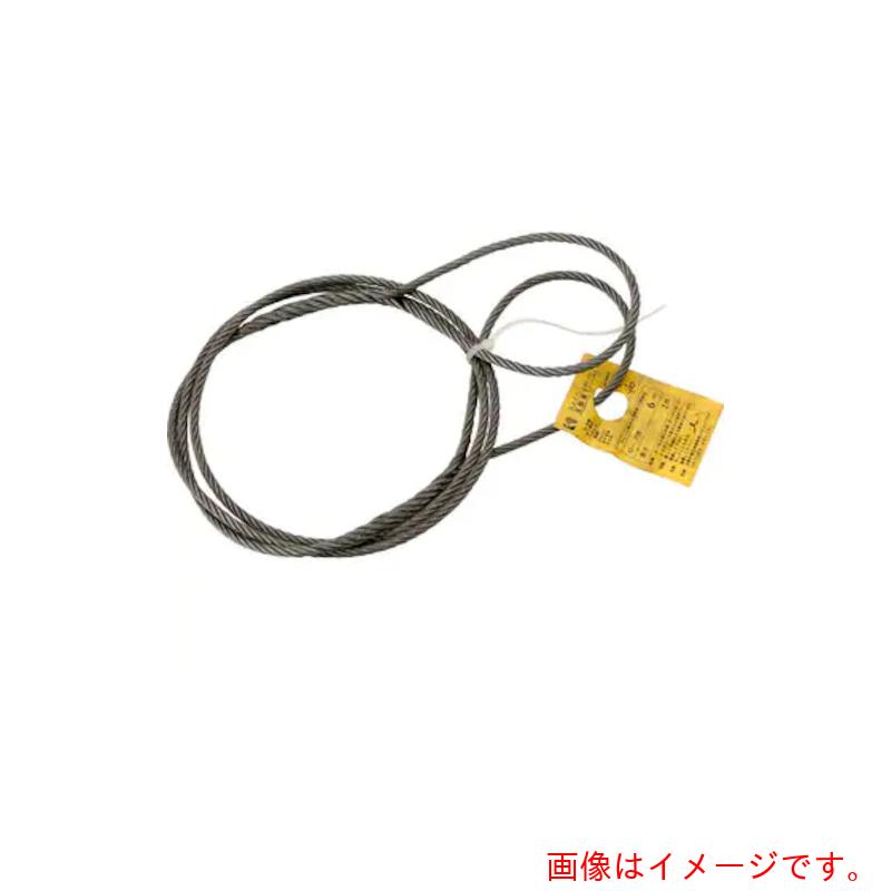 コンドーテック　ＪＩＳロック止玉掛ワイヤ（６×２４）Ｏ／Ｏ　φ１６×５Ｍ　袋入り　【品番：052B54OF165】