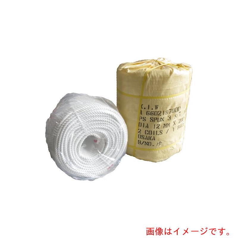 【別途送料あり】コンドーテック ポリエステル スパンロープ １８ｍｍ×２００ｍ 【品番：053Z3P180200】