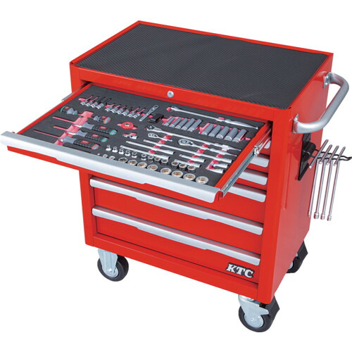 京都機械工具 ＫＴＣ ハイメカツールセット［１２３点］ 【品番：SK8401R】