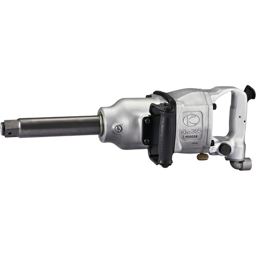 空研 １inＳＱ大型エアインパクトレンチ（２５．４粍角リテーナリング遣りくち） ＫＷ－３８５ＧＬＲ 【品番：KW-385GLR】