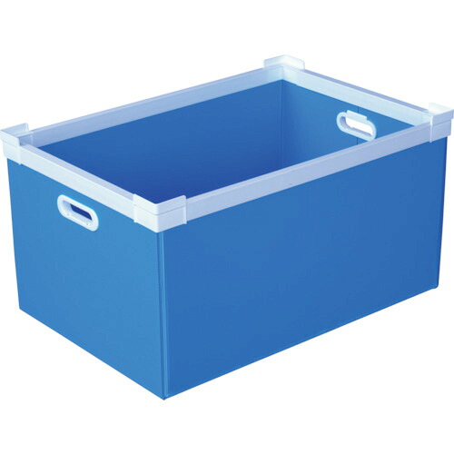 国盛化学　ＫＵＮＩＭＯＲＩ　プラダン　ＮＳコンテナ　７５Ｌ（ＳＷコーナー）ライトブルー　【品番：78502-NS75L-LB】