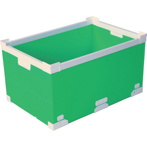 国盛化学 ＫＵＮＩＭＯＲＩ プラダン折畳み ＦＮＳ入れもの ７５Ｌ（南西端っこ）ライトグ 【品番：79501-FNS75L-LG】