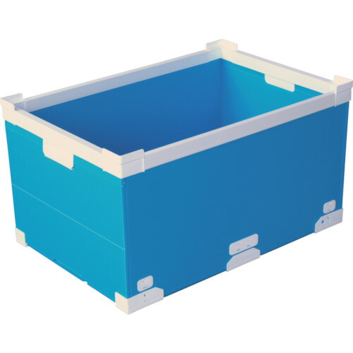 国盛化学 ＫＵＮＩＭＯＲＩ プラダン折畳み ＦＮＳ入れもの ７５Ｌ（南西端っこ）ライトブ 【品番：79502-FNS75L-LB】