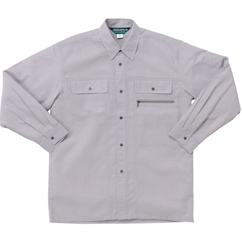 クロダルマ　長袖シャツ　グレー　Ｍ　【品番：25067-40-M】