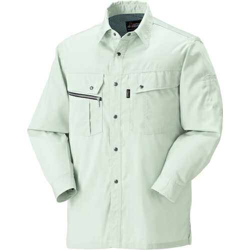 クロダルマ　長袖シャツ　シルバーグレー　Ｍ　【品番：25493-40-M】
