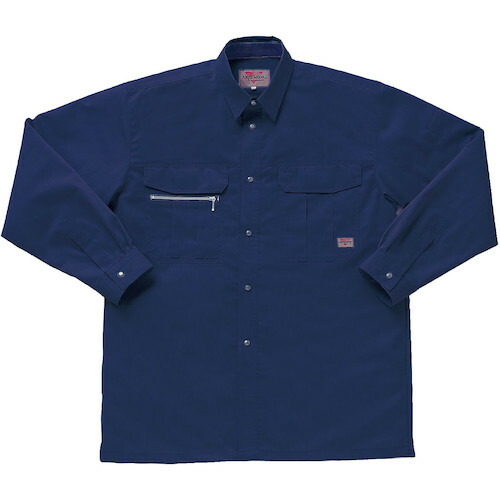クロダルマ　長袖シャツ　ネイビー　Ｍ　【品番：25508-11-M】
