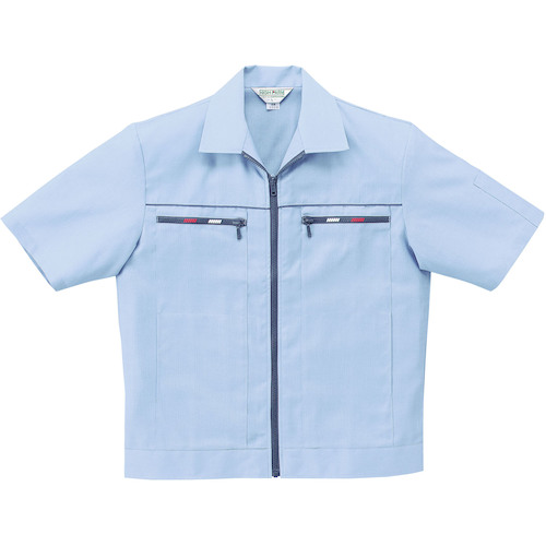 クロダルマ　半袖ジャンパー　サックス　Ｌ　【品番：2629-19-L】