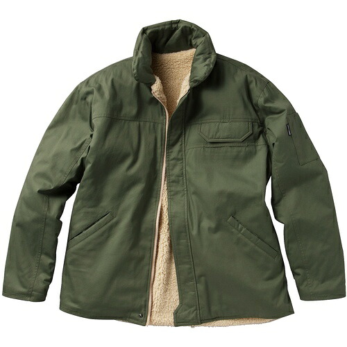 クロダルマ　リバーシブル防寒ジャンパー　ダークグリーン　Ｌ　【品番：54384-81-L】