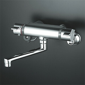 KVK　サーモスタット式シャワー（撥水）170mmパイプ付　【品番：KF800THS】
