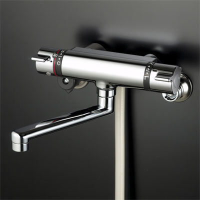 KVK　サーモスタット式シャワー（170mmパイプ付）（寒冷地用）　【品番：KF800WTHF】