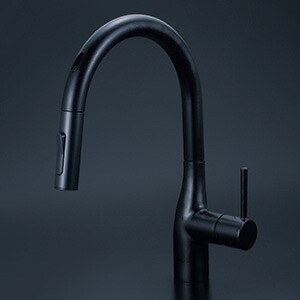 KVK シングルシャワー付練りあわせる栓（検知器付） 蓄電池 つや消し黒いこと 【品番：KM6071DECM5】