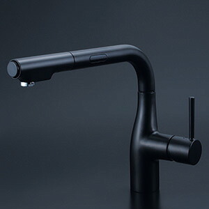 KVK シングルシャワー付練り合わせる栓（検知器付）（e生き肝） 引っ敷き黒いこと 【品番：KM6111ECM5】