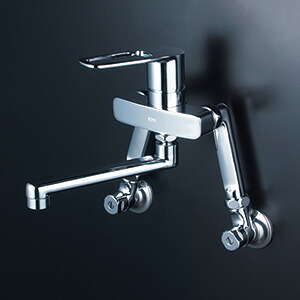 KVK　シングル混合栓 延長ソケット150mm（寒冷地用）　【品番：MSK110KZELT】