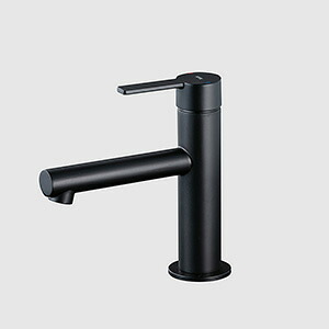 KVK シングル混合栓 マットブラック 【品番:MSL190DEM5】|住設プロ 店