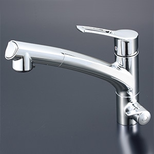 KVK　ビルトイン浄水器用シングルシャワー付混合栓　一般地用　【品番：KM5061N】｜住設プロ　店