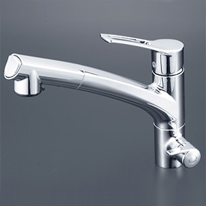 KVK　ビルトイン浄水器用シングルシャワー付混合栓（浄水カートリッジセット別売）　一般地用　【品番：KM5061NCK】