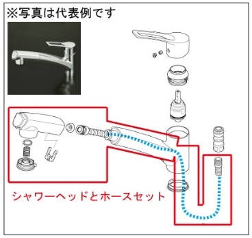 KVK シャワーセット 【品番:Z5021TFH】
