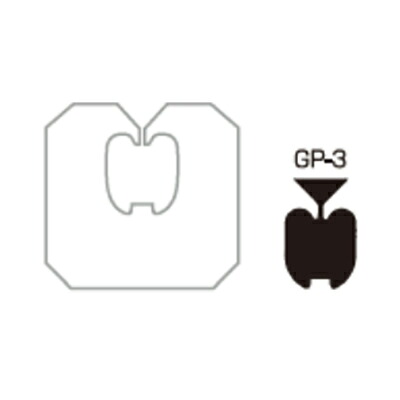 ★クイック・鍵を掛ける・ジャパン 093B型専用クロージャー RJ mini（なおなお書き） GP-3 白いこと