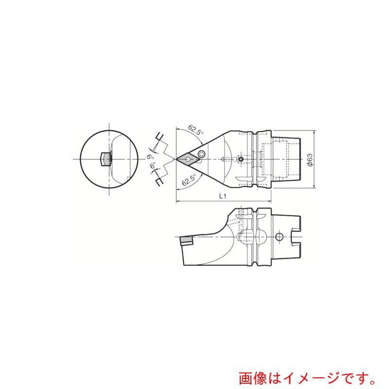 京セラ　複合加工機用旋削工具　外径・倣い加工用ホルダ　ＰＤＮＮ　【品番：T63H-PDNNN-H15】