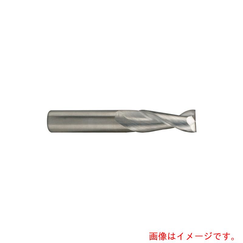 京セラ　２枚刃　非鉄金属用スクエアエンドミル　ミリ仕様　４７Ｍ（コーティングなし）　【品番：44558】
